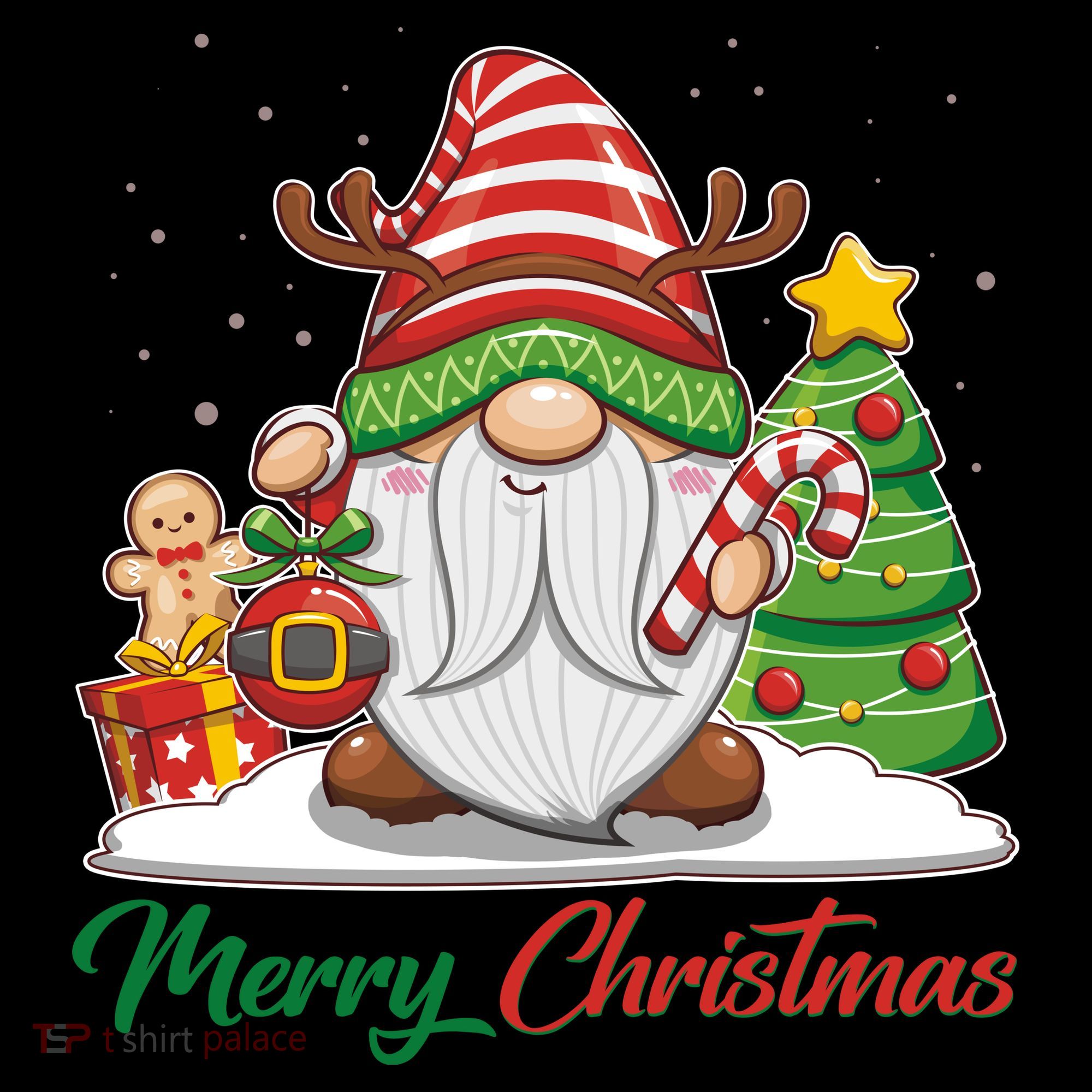 Funny Cute Merry Christmas Gnome Coffee Mug