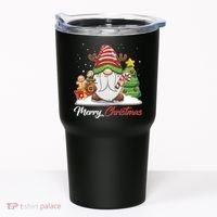 Funny Cute Merry Christmas Gnome Tumbler thumb 0
