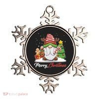 Funny Cute Merry Christmas Gnome Ornament thumb 0
