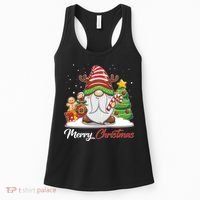 Funny Cute Merry Christmas Gnome Women's Tank Top thumb 0