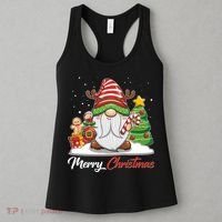 Funny Cute Merry Christmas Gnome Women's Tank Top thumb 3