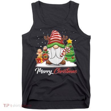 Funny Cute Merry Christmas Gnome Tank Top