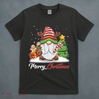 Funny Cute Merry Christmas Gnome T-Shirt thumb 4