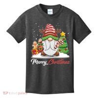 Funny Cute Merry Christmas Gnome Kids T-Shirt thumb 0