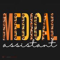 Funny Cute Medical Assistant Leopard Fall Autumn Lovers Thanksgiving Women's Hoodie thumb 2