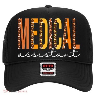 Funny Cute Medical Assistant Leopard Fall Autumn Lovers Thanksgiving Hat