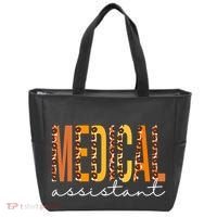 Funny Cute Medical Assistant Leopard Fall Autumn Lovers Thanksgiving Tote Bag thumb 0