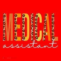 Funny Cute Medical Assistant Leopard Fall Autumn Lovers Thanksgiving Santa Hat thumb 1