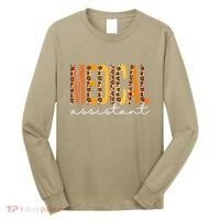 Funny Cute Medical Assistant Leopard Fall Autumn Lovers Thanksgiving Long Sleeve Shirt thumb 0
