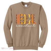Funny Cute Medical Assistant Leopard Fall Autumn Lovers Thanksgiving Sweatshirt thumb 0