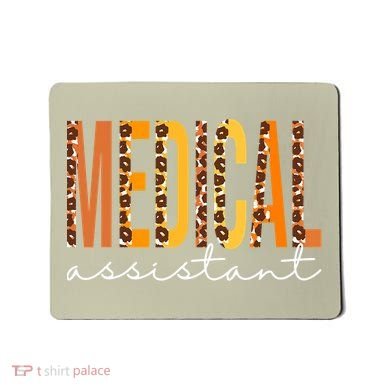 Funny Cute Medical Assistant Leopard Fall Autumn Lovers Thanksgiving Mousepad