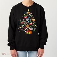 Funny Camping Merry Christmas Tree Campers Xmas Holiday Gift Women's Sweatshirt thumb 0