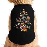 Funny Camping Merry Christmas Tree Campers Xmas Holiday Gift Doggie Tank thumb 0