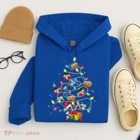 Funny Camping Merry Christmas Tree Campers Xmas Holiday Gift Hoodie thumb 4
