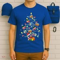 Funny Camping Merry Christmas Tree Campers Xmas Holiday Gift T-Shirt thumb 6