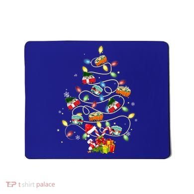 Funny Camping Merry Christmas Tree Campers Xmas Holiday Gift Mousepad