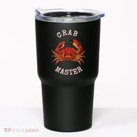 FUN CRAB MASTER I LOVE CRABBING & FISHING SEAFOOD HUNTER Tumbler thumb 0