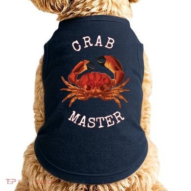 FUN CRAB MASTER I LOVE CRABBING & FISHING SEAFOOD HUNTER Doggie Tank