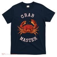 FUN CRAB MASTER I LOVE CRABBING & FISHING SEAFOOD HUNTER T-Shirt thumb 0