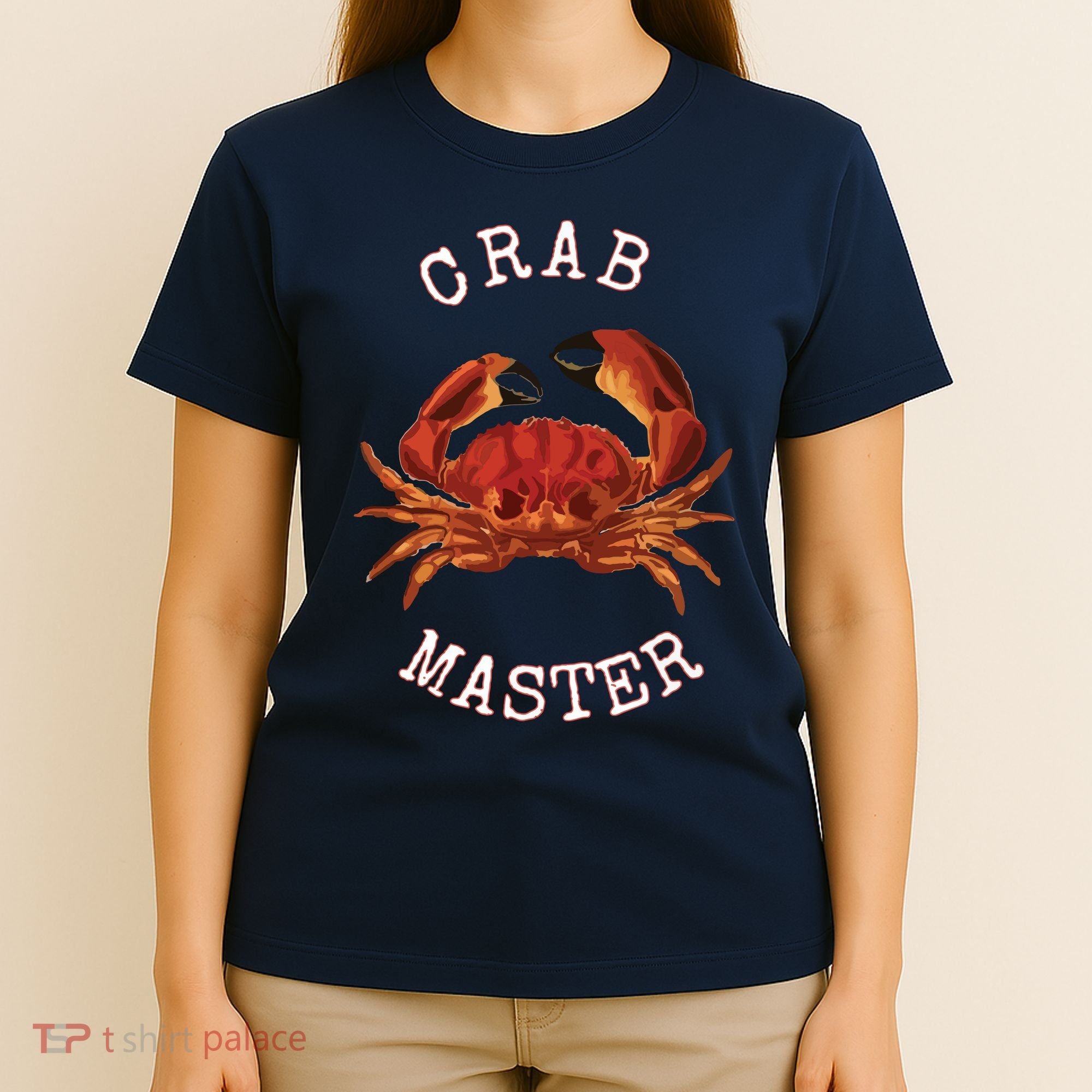FUN CRAB MASTER I LOVE CRABBING & FISHING SEAFOOD HUNTER T-Shirt