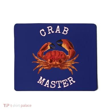 FUN CRAB MASTER I LOVE CRABBING & FISHING SEAFOOD HUNTER Mousepad