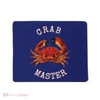 FUN CRAB MASTER I LOVE CRABBING & FISHING SEAFOOD HUNTER Mousepad thumb 0