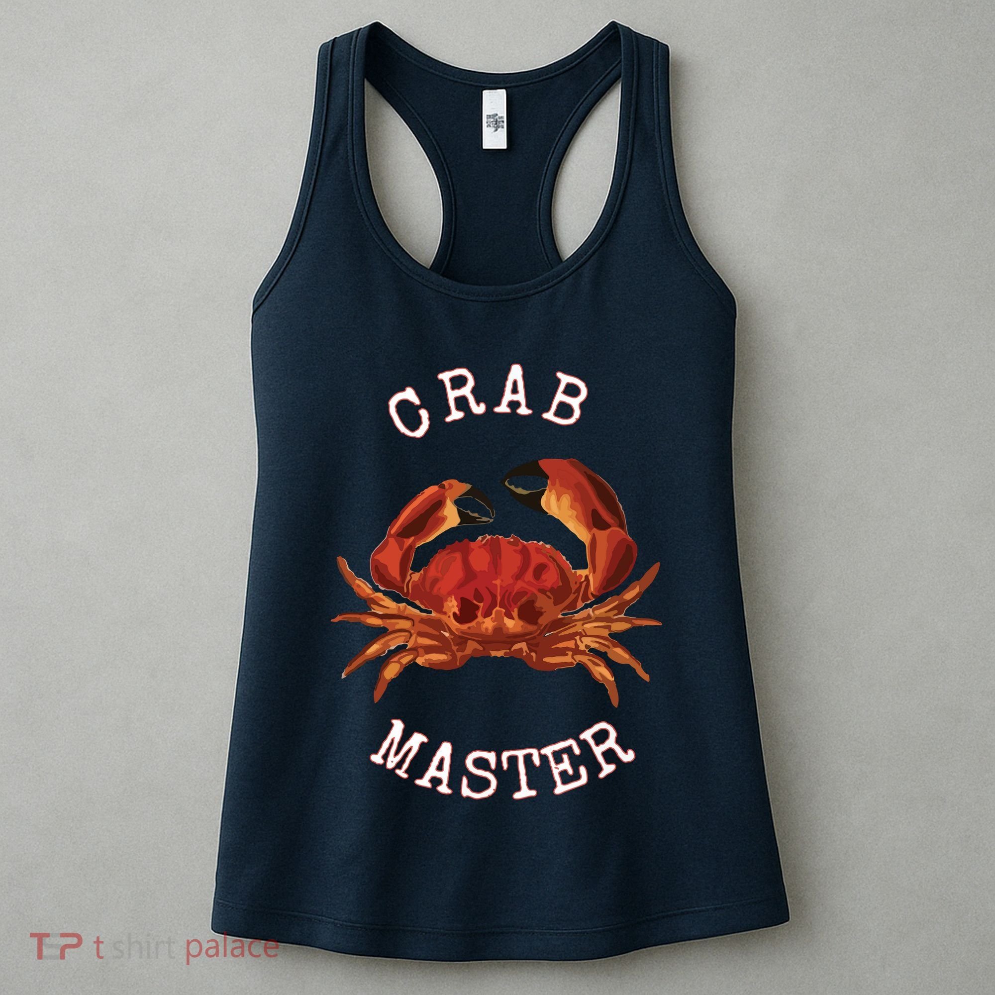 FUN CRAB MASTER I LOVE CRABBING & FISHING SEAFOOD HUNTER Women's Tank Top