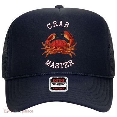 FUN CRAB MASTER I LOVE CRABBING & FISHING SEAFOOD HUNTER Hat