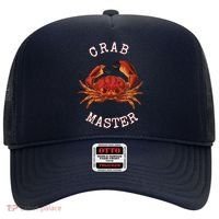 FUN CRAB MASTER I LOVE CRABBING & FISHING SEAFOOD HUNTER Hat thumb 0