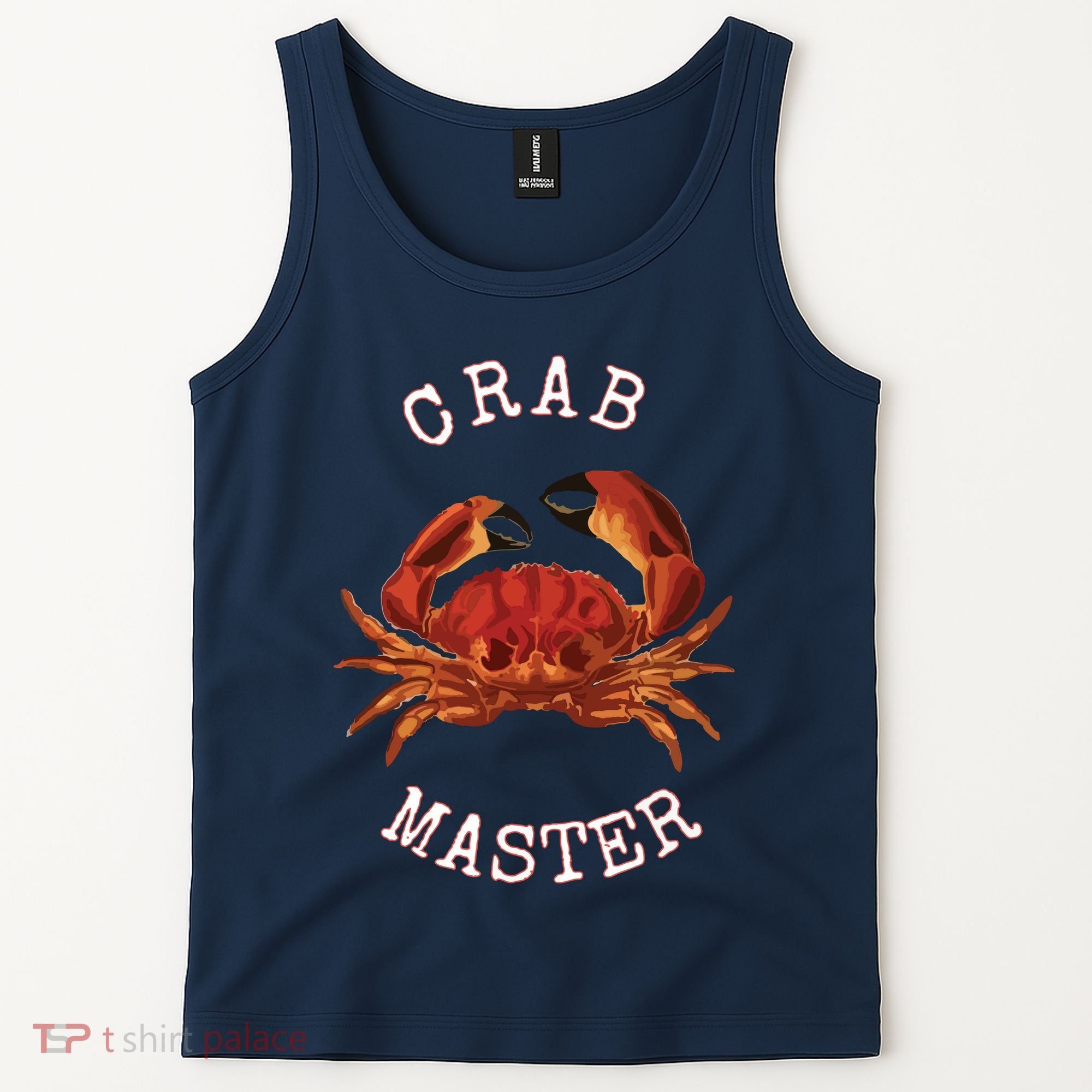 FUN CRAB MASTER I LOVE CRABBING & FISHING SEAFOOD HUNTER Tank Top