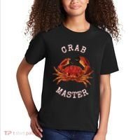 FUN CRAB MASTER I LOVE CRABBING & FISHING SEAFOOD HUNTER Kids T-Shirt thumb 2
