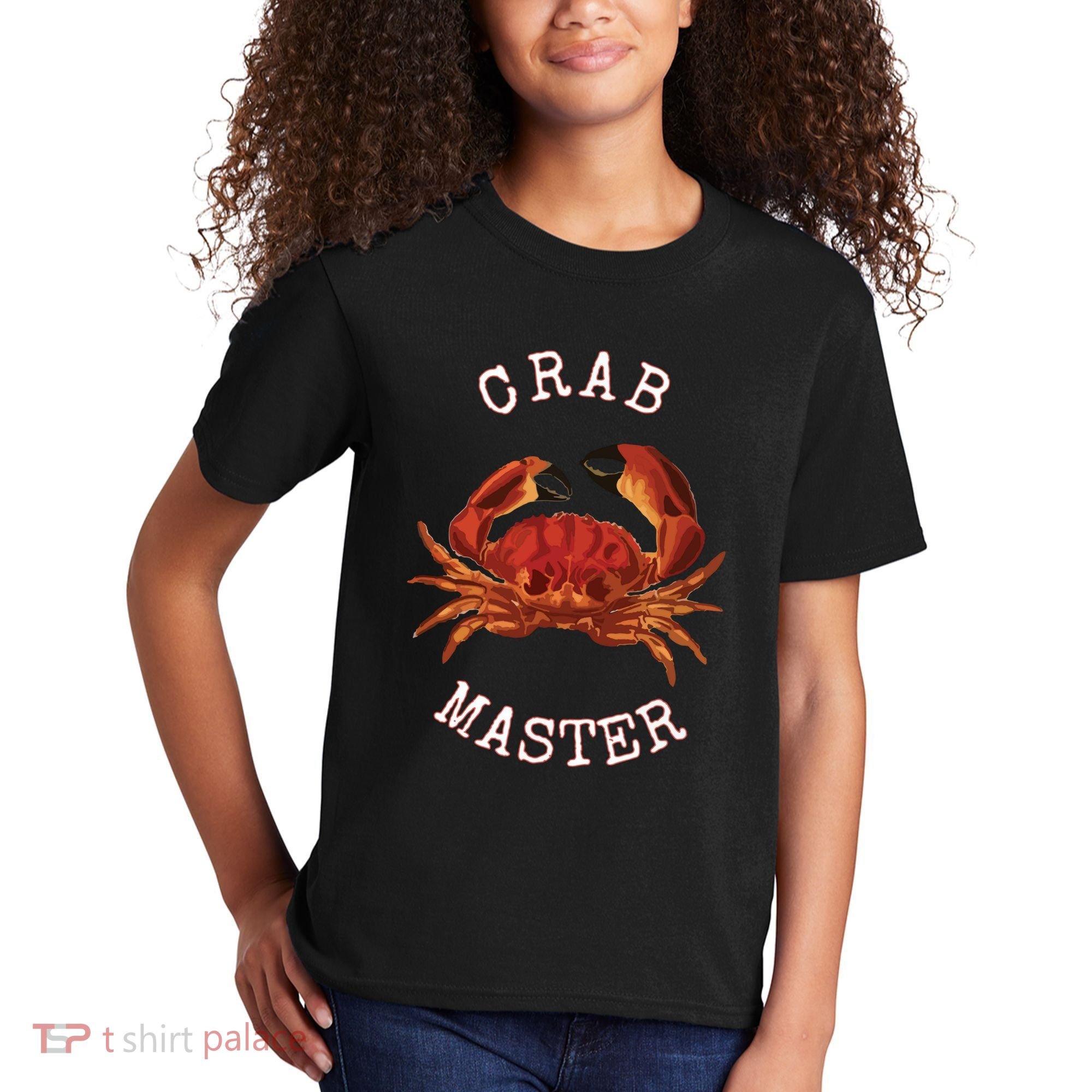 FUN CRAB MASTER I LOVE CRABBING & FISHING SEAFOOD HUNTER Kids T-Shirt