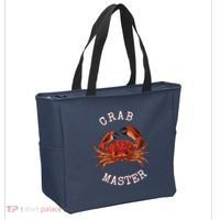 FUN CRAB MASTER I LOVE CRABBING & FISHING SEAFOOD HUNTER Tote Bag thumb 2