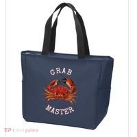 FUN CRAB MASTER I LOVE CRABBING & FISHING SEAFOOD HUNTER Tote Bag thumb 3