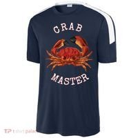 FUN CRAB MASTER I LOVE CRABBING & FISHING SEAFOOD HUNTER Sport-Tek Competitor United Soccer Jersey thumb 2