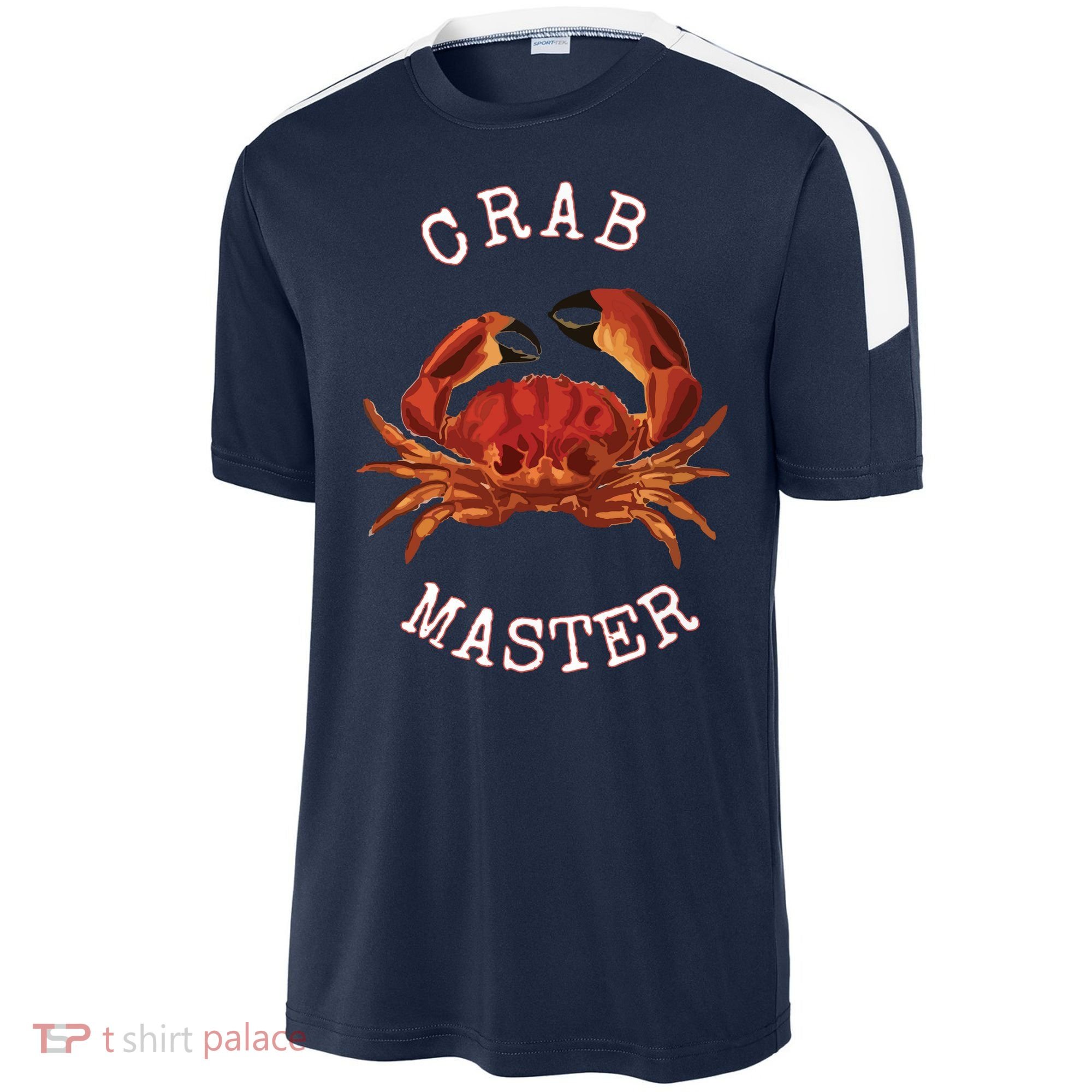 FUN CRAB MASTER I LOVE CRABBING & FISHING SEAFOOD HUNTER Sport-Tek Competitor United Soccer Jersey