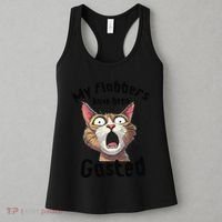 Funny Cat My Flabbers Have Been Gasted Retro Graphic Cute Women's Tank Top thumb 3