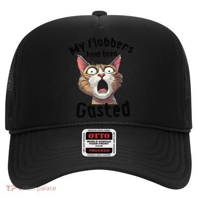 Funny Cat My Flabbers Have Been Gasted Retro Graphic Cute Hat