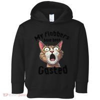 Funny Cat My Flabbers Have Been Gasted Retro Graphic Cute Toddler Hoodie thumb 0