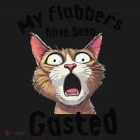 Funny Cat My Flabbers Have Been Gasted Retro Graphic Cute Tank Top thumb 6