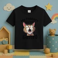 Funny Cat My Flabbers Have Been Gasted Retro Graphic Cute Toddler T-Shirt thumb 3