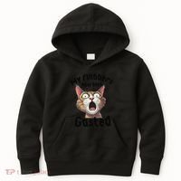 Funny Cat My Flabbers Have Been Gasted Retro Graphic Cute Kids Hoodie thumb 0