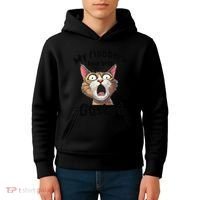 Funny Cat My Flabbers Have Been Gasted Retro Graphic Cute Kids Hoodie thumb 4