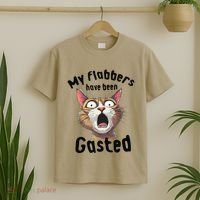 Funny Cat My Flabbers Have Been Gasted Retro Graphic Cute T-Shirt thumb 2