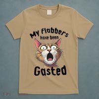 Funny Cat My Flabbers Have Been Gasted Retro Graphic Cute T-Shirt thumb 5
