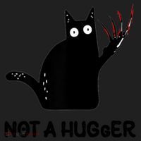 Funny Cat Not A Hugger Sarcastic Cat Saying Women's Sweatshirt thumb 2