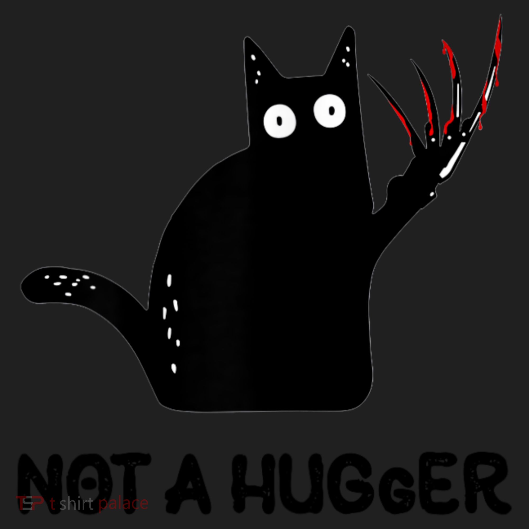Funny Cat Not A Hugger Sarcastic Cat Saying Women's Sweatshirt