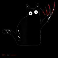 Funny Cat Not A Hugger Sarcastic Cat Saying Coaster thumb 2
