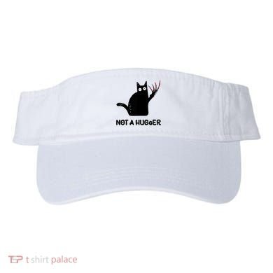 Funny Cat Not A Hugger Sarcastic Cat Saying Visor
