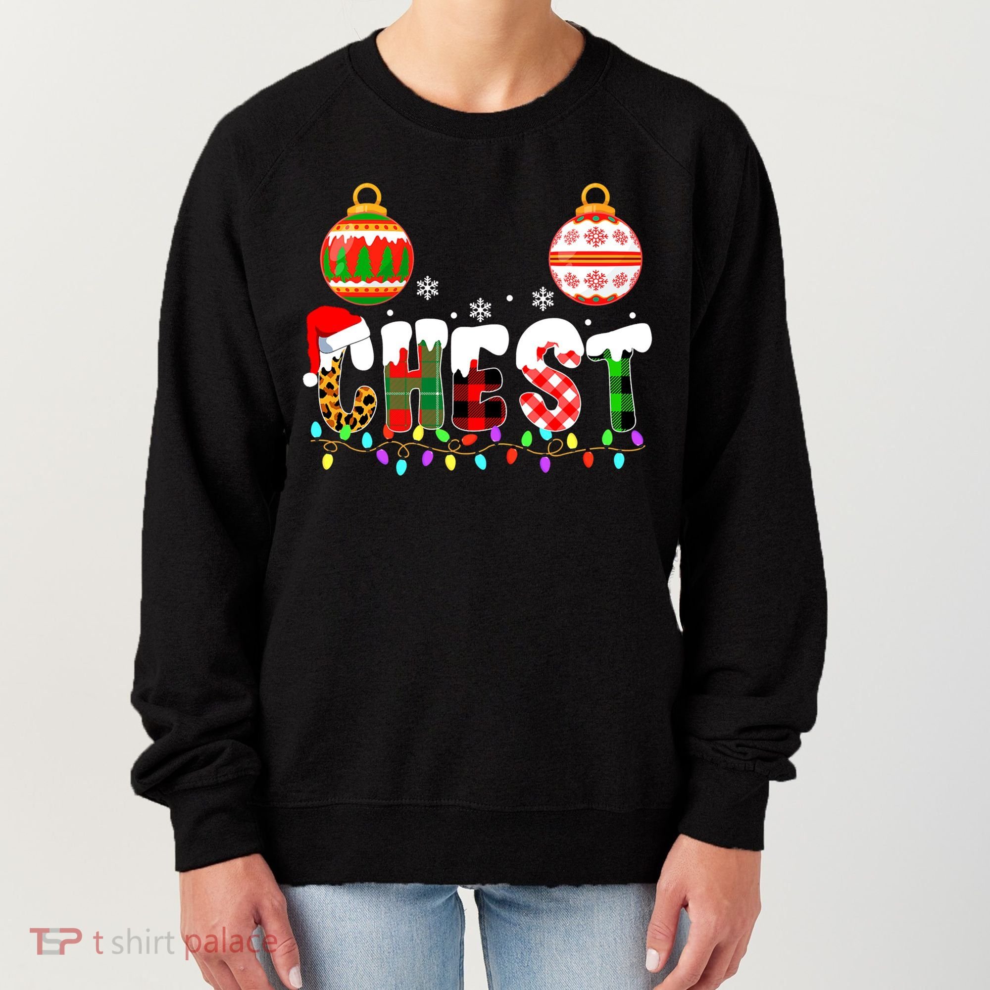 Funny Chest Nuts Couples Christmas Chestnuts Adult Matching Gift Women's Sweatshirt